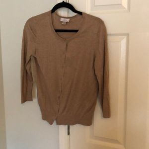 Loft - camel cardigan